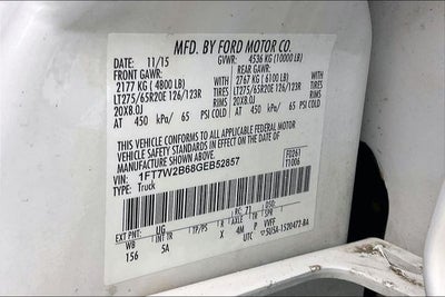 2016 Ford F-250SD Lariat