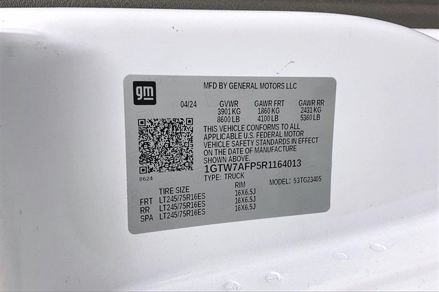 2024 GMC Savana 2500 Work Van