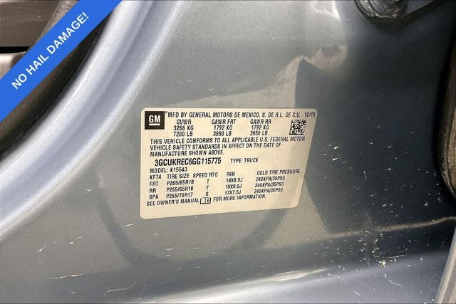 2016 Chevrolet Silverado 1500 LT LT1