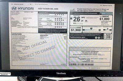 2026 Hyundai TUCSON SEL