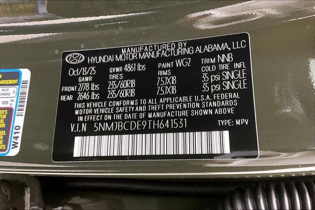 2026 Hyundai TUCSON SEL AWD