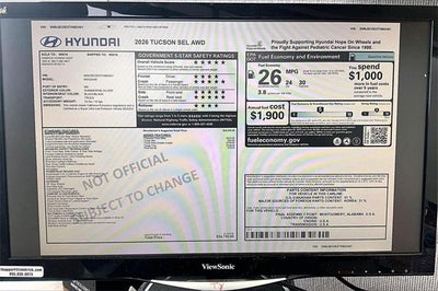 2026 Hyundai TUCSON SEL