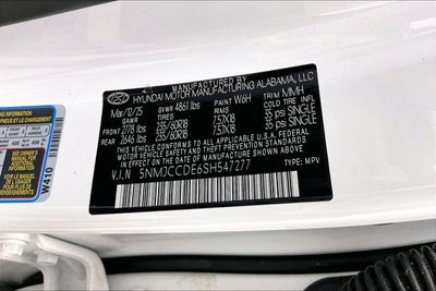 2025 Hyundai TUCSON SEL Convenience