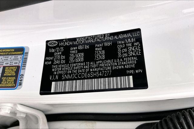 2025 Hyundai TUCSON SEL Convenience
