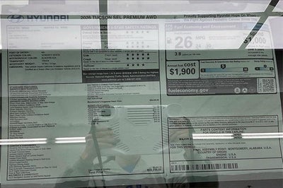 2026 Hyundai TUCSON SEL Premium AWD