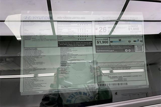 2026 Hyundai TUCSON Limited AWD