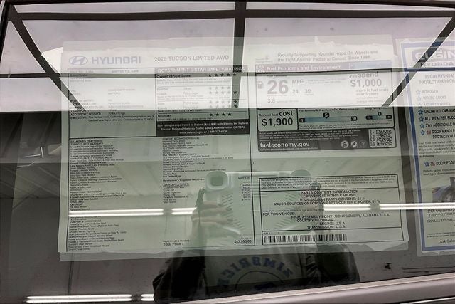 2026 Hyundai TUCSON Limited AWD