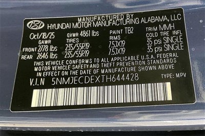 2026 Hyundai TUCSON Limited AWD