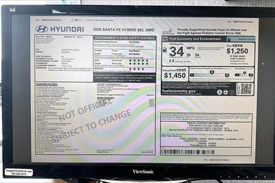 2026 Hyundai SANTA FE HYBRID SEL