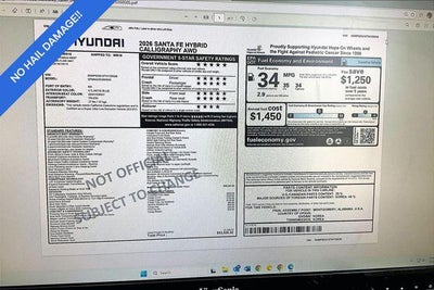 2026 Hyundai SANTA FE HYBRID SEL