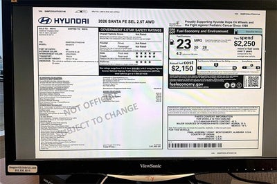 2026 Hyundai SANTA FE SEL AWD