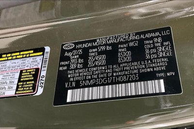 2026 Hyundai SANTA FE HYBRID Limited