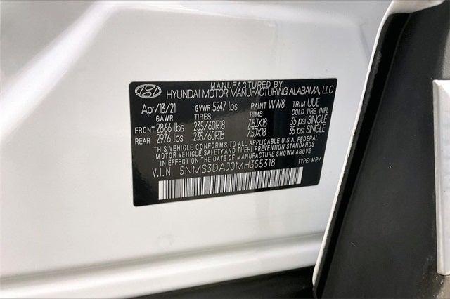 2021 Hyundai SANTA FE SEL