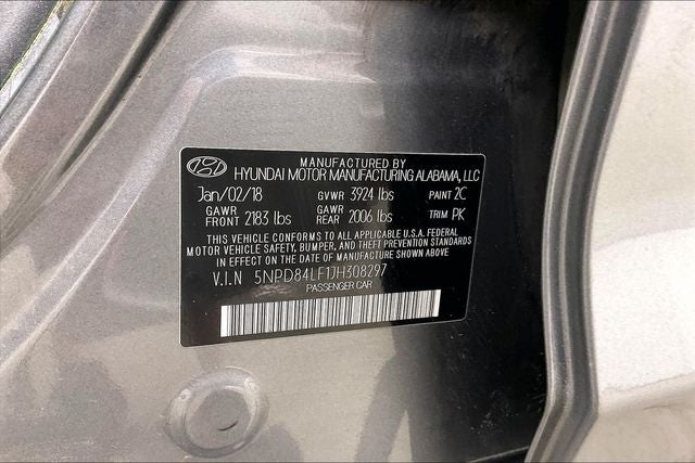 2018 Hyundai ELANTRA SEL