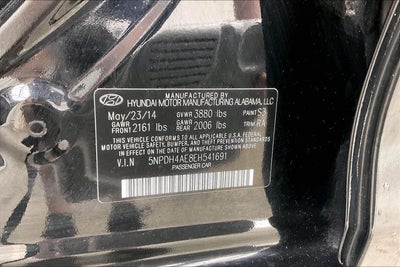 2014 Hyundai ELANTRA SE