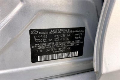 2013 Hyundai SONATA GLS