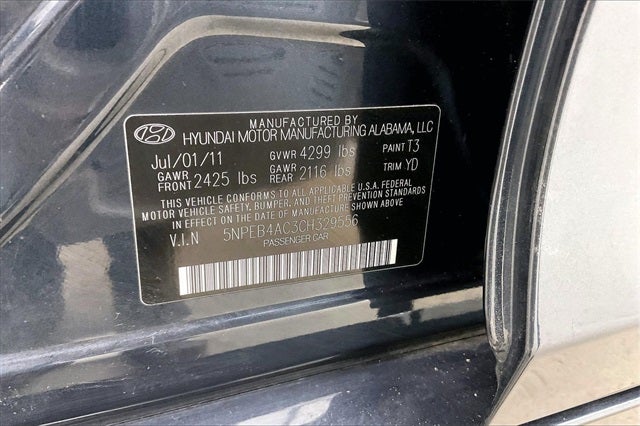 2012 Hyundai SONATA GLS