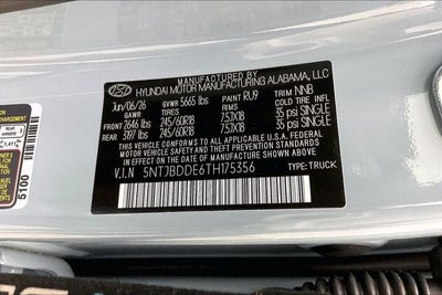 2026 Hyundai SANTA CRUZ SEL AWD