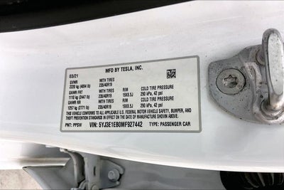 2021 Tesla Model 3 Long Range