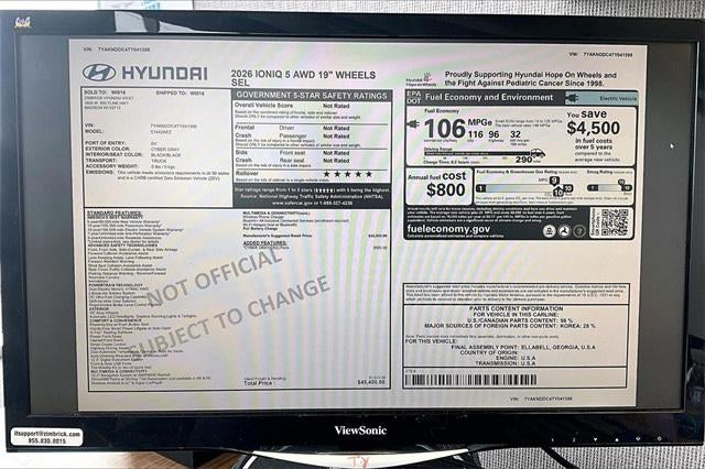 2026 Hyundai IONIQ 5 SEL