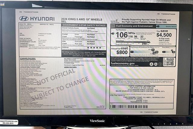 2026 Hyundai IONIQ 5 SEL