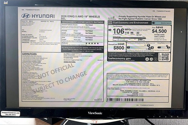 2026 Hyundai IONIQ 5 SEL