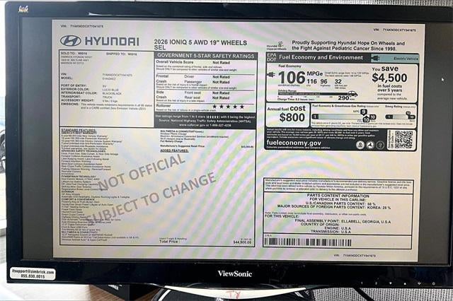 2026 Hyundai IONIQ 5 SEL