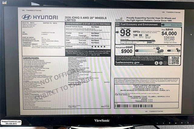 2026 Hyundai IONIQ 5 Limited