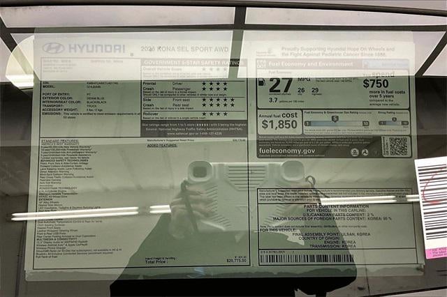 2026 Hyundai KONA SEL Sport AWD