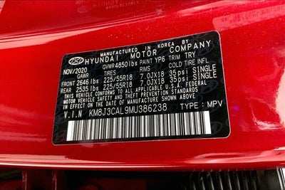 2021 Hyundai TUCSON Ultimate