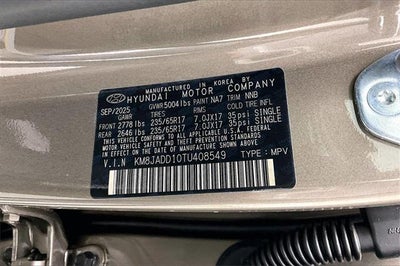 2026 Hyundai TUCSON HYBRID Blue