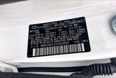 2026 Hyundai TUCSON HYBRID Blue
