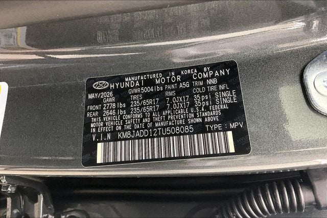 2026 Hyundai TUCSON HYBRID Blue