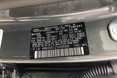 2026 Hyundai TUCSON HYBRID Blue