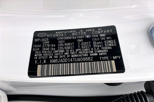 2026 Hyundai TUCSON HYBRID Blue