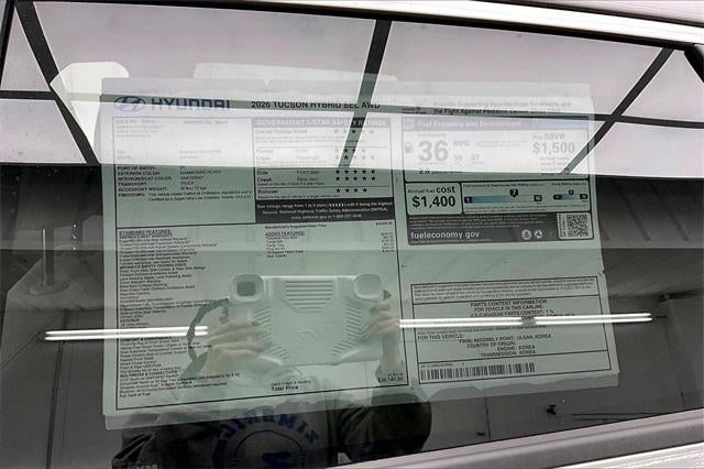 2026 Hyundai TUCSON HYBRID SEL AWD