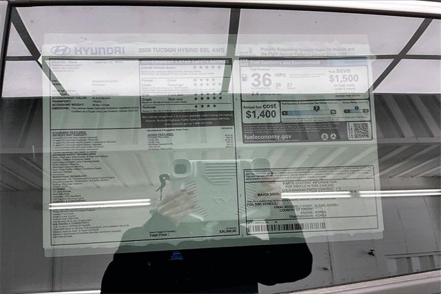 2026 Hyundai TUCSON HYBRID SEL AWD