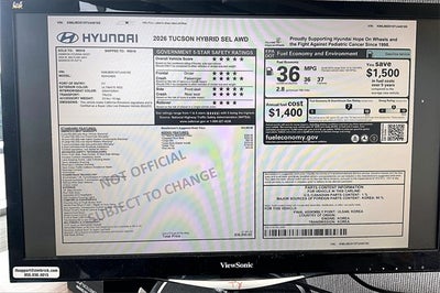 2026 Hyundai TUCSON HYBRID SEL AWD