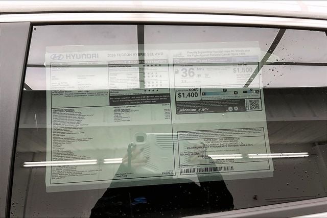 2026 Hyundai TUCSON HYBRID SEL AWD