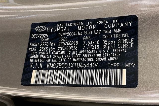 2026 Hyundai TUCSON HYBRID SEL AWD