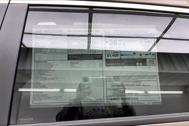 2026 Hyundai TUCSON HYBRID SEL AWD