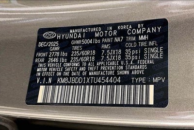 2026 Hyundai TUCSON HYBRID SEL AWD