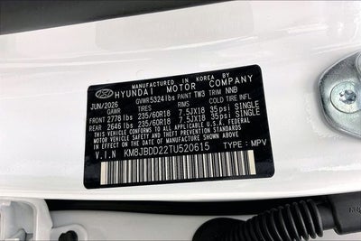 2026 Hyundai TUCSON PLUG-IN HYBRID SEL