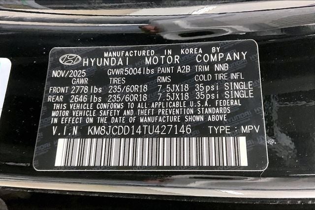 2026 Hyundai TUCSON HYBRID SEL Convenience