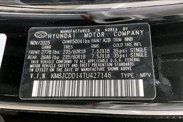 2026 Hyundai TUCSON HYBRID SEL Convenience