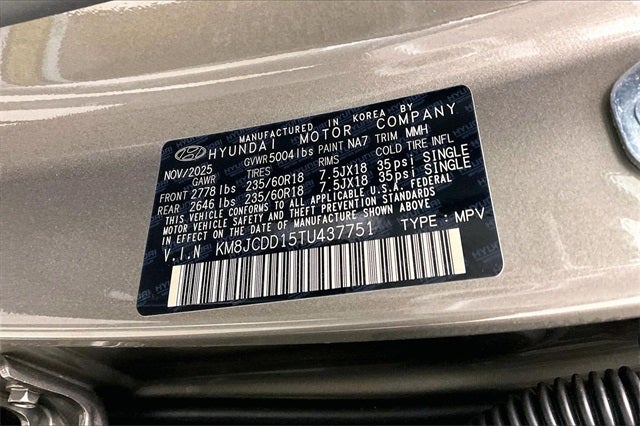 2026 Hyundai TUCSON HYBRID SEL Convenience