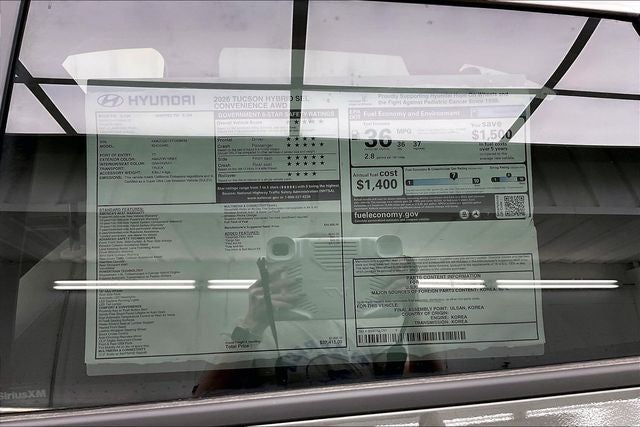 2026 Hyundai TUCSON HYBRID SEL Convenience