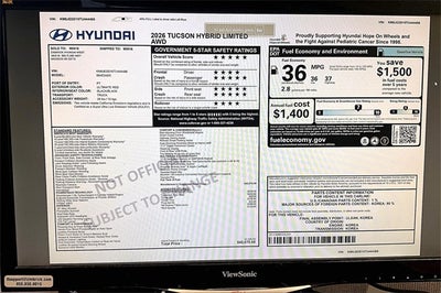 2026 Hyundai TUCSON HYBRID Limited