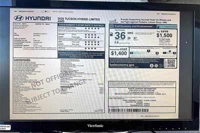 2026 Hyundai TUCSON HYBRID Limited