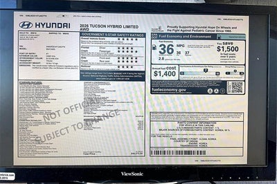 2026 Hyundai TUCSON HYBRID Limited